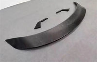 Carbon Fiber Trunk Spoiler for Porsche Taycan 2019–2023 - close-up view - Becquet Voiture