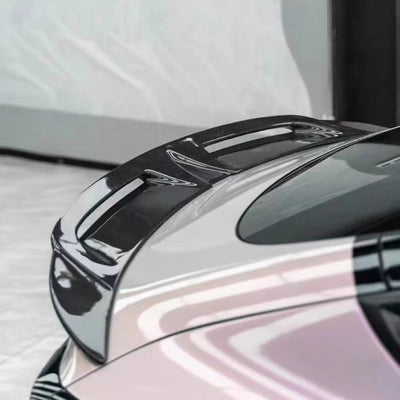 Becquet Coffre Tesla Model 3 IPM Carbone - vue de dessus - Becquet Voiture