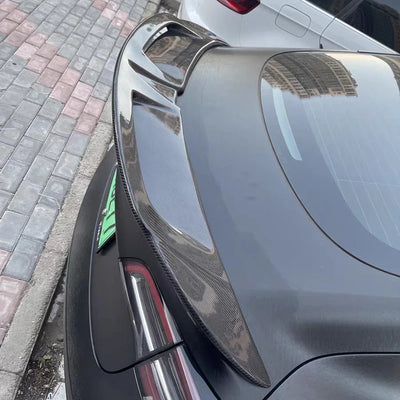 Becquet Coffre Tesla Model 3 IPM Carbone - vue de profil 2 - Becquet Voiture