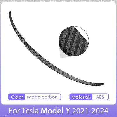 Becquet Coffre Tesla Model 3 Y Juniper Highland - détail du montage 2 - Becquet Voiture