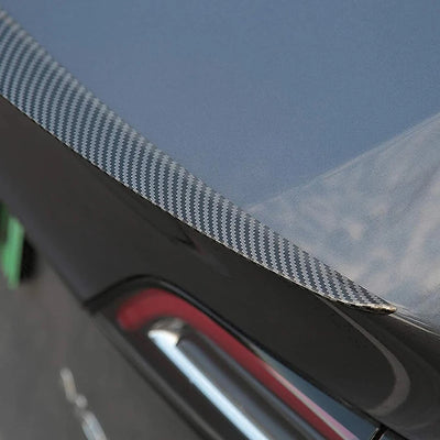 Becquet Coffre Tesla Model 3 Y Juniper Highland - détail du montage - Becquet Voiture