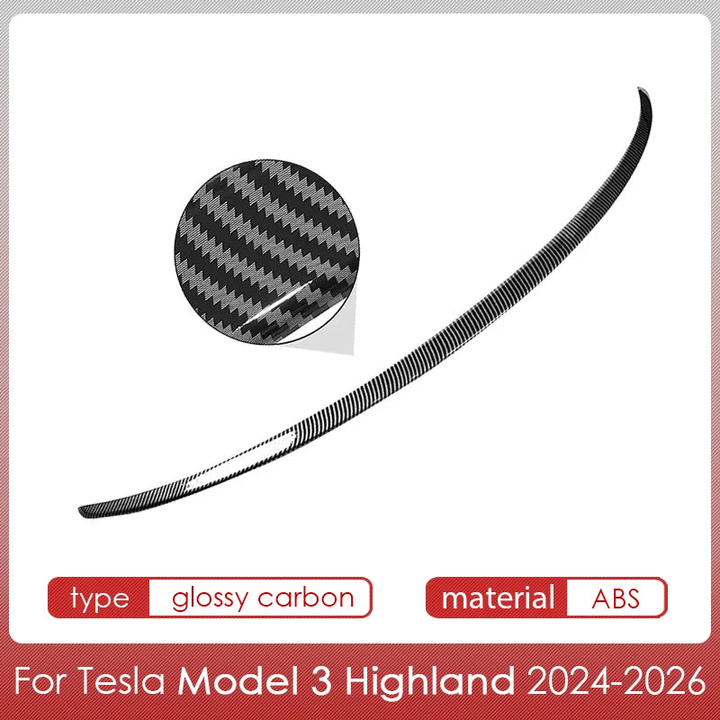 Becquet Coffre Tesla Model 3 Y Juniper Highland - vue de face 2 - Becquet Voiture