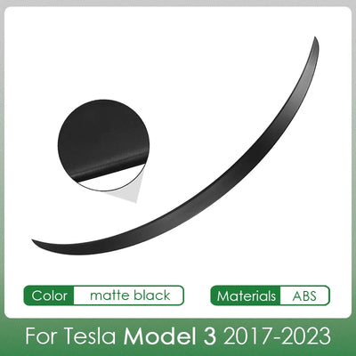 Becquet Coffre Tesla Model 3 Y Juniper Highland - vue de profil 3 - Becquet Voiture
