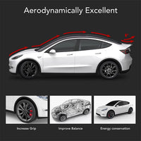 Becquet Coffre Tesla Model 3 Y Juniper Highland - vue de profil - Becquet Voiture