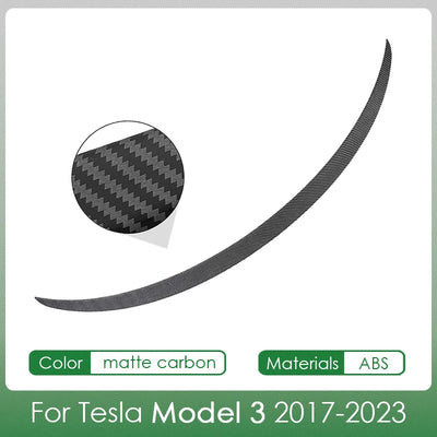 Becquet Coffre Tesla Model 3 Y Juniper Highland - vue rapprochée - Becquet Voiture