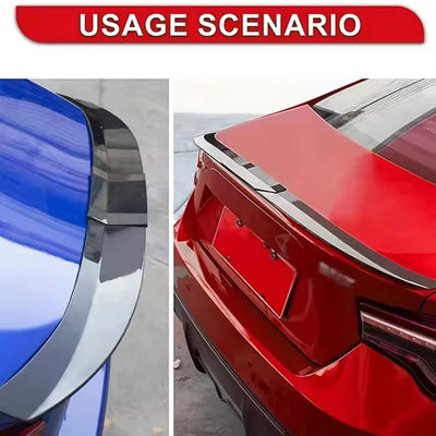 Becquet Coffre Tesla Model S 3 Sections Reglable - installé sur véhicule 2 - Becquet Voiture