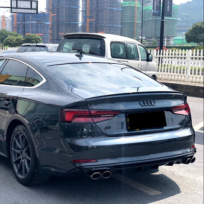Becquet de Coffre Audi A5 S5 2017-2023 ABS - installé sur véhicule - Becquet Voiture