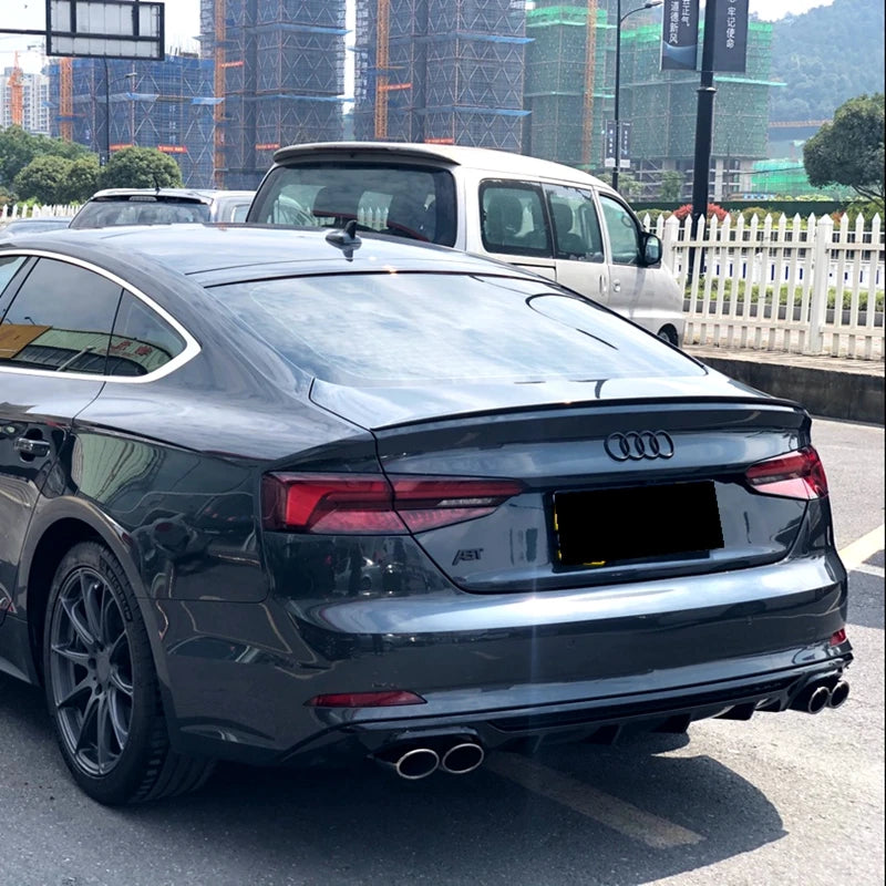 Becquet de Coffre Audi A5 S5 2017-2023 ABS - installé sur véhicule - Becquet Voiture