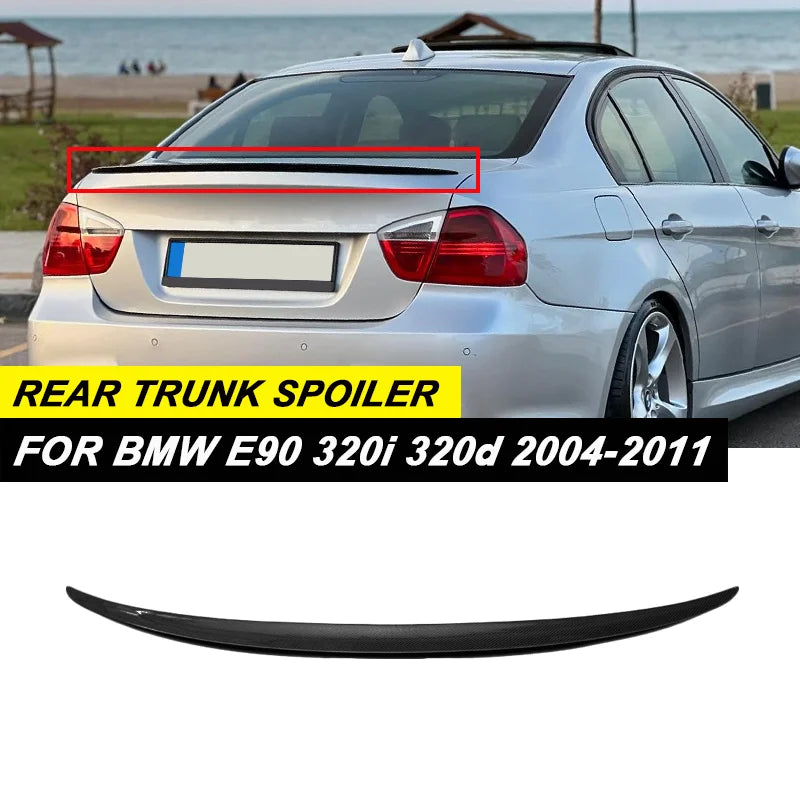 Becquet de Coffre BMW Série 3 E90 2004-2011 - vue de face - Becquet Voiture