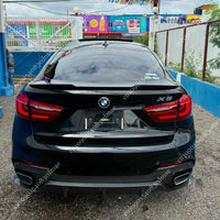 Becquet de Coffre BMW X6 F16 X6M 2014-2019 - vue de face - Becquet Voiture