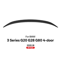 Becquet de Coffre Carbone BMW Série 3 G20 G80 - détail du montage - Becquet Voiture