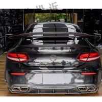 Becquet de Coffre Carbone Mercedes Classe C Coupé W205 2014-2021 - installé sur véhicule - Becquet Voiture