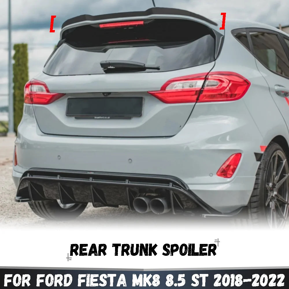 Becquet de Coffre Ford Fiesta MK8 ST 2018-2022 - vue de face - Becquet Voiture