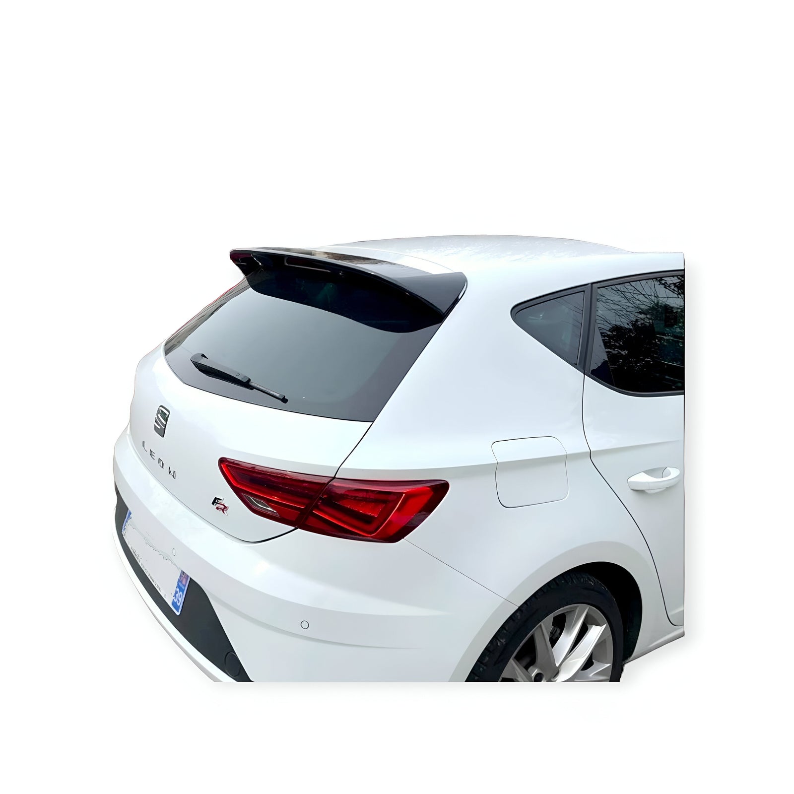Becquet de Coffre Seat Leon 5F 2012-2020 Noir Brillant - vue de face - Becquet Voiture