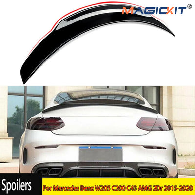 Becquet de Coffre Style PSM Mercedes W205 Coupé 2015-2020 - vue de face - Becquet Voiture