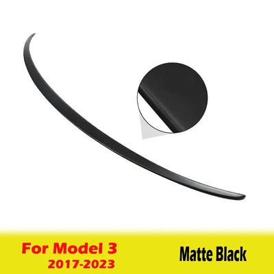 Becquet de Coffre Tesla Model 3 et Model Y 2017-2024 - en situation - Becquet Voiture