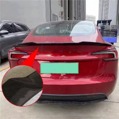 Becquet de Coffre Tesla Model 3 et Model Y - vue de face - Becquet Voiture