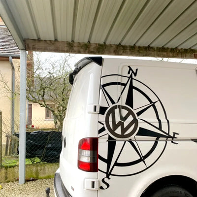 Becquet de Coffre Volkswagen Transporter T5 T6 - vue de trois-quarts - Becquet Voiture