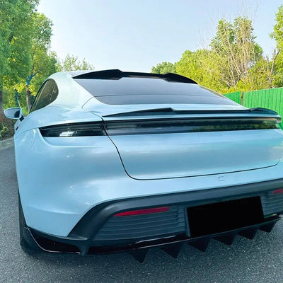 Becquet de Lunette Porsche Taycan 2019-2025 ABS - installé sur véhicule - Becquet Voiture
