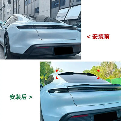 Becquet de Lunette Porsche Taycan 2019-2025 ABS - vue arrière 2 - Becquet Voiture