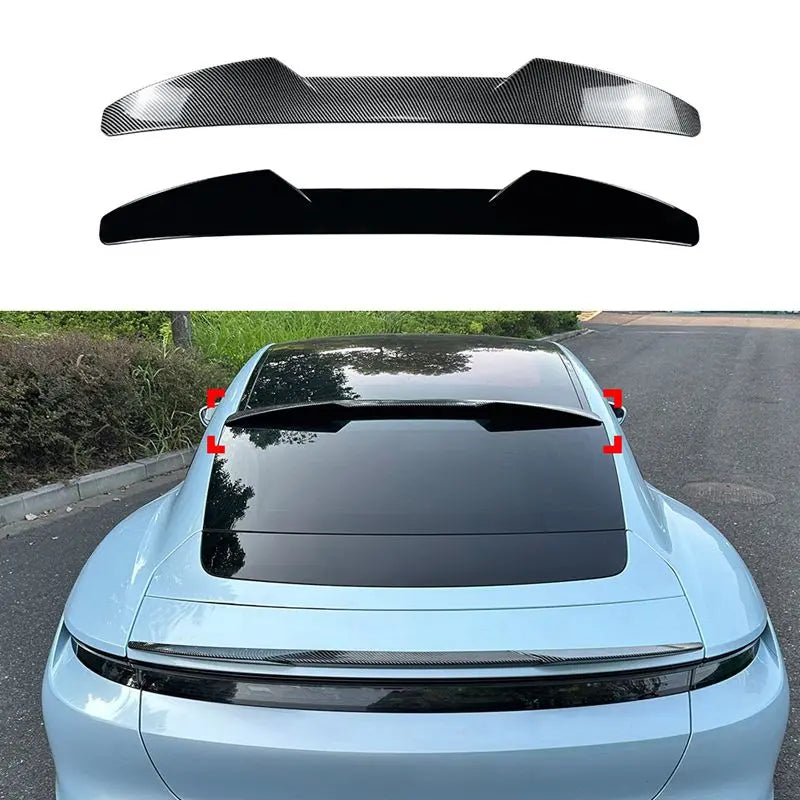 Becquet de Lunette Porsche Taycan 2019-2025 ABS - vue de face - Becquet Voiture