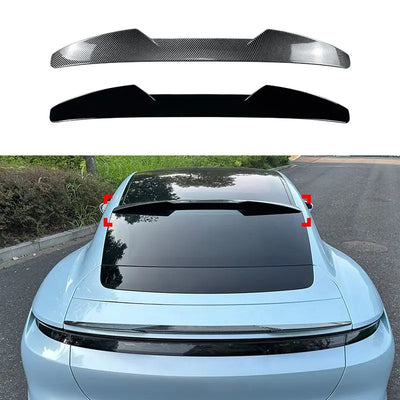 Becquet de Lunette Porsche Taycan 2019-2025 ABS - vue de face - Becquet Voiture