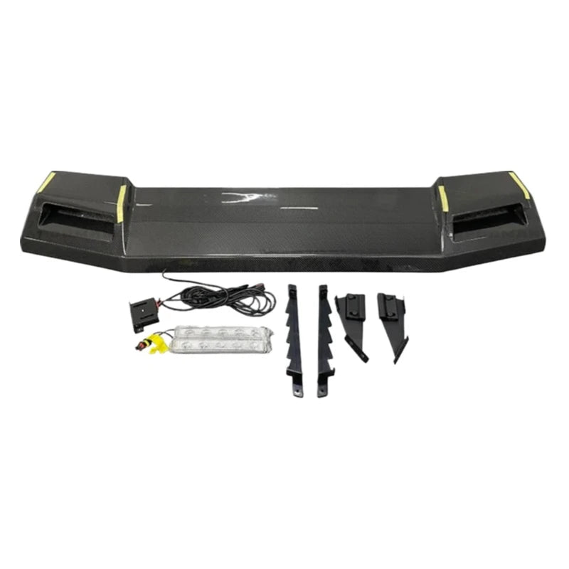 Becquet de Toit Carbone Mercedes Classe G W463 2000-2018 - vue de face - Becquet Voiture