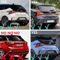Becquet de Toit Hyundai i20 N N-Line 2021-2024 - vue arrière - Becquet Voiture