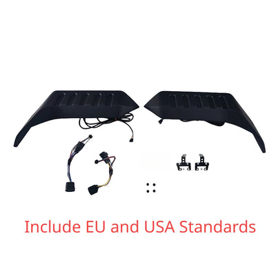 Becquet de Toit Jeep Wrangler JK JL 2007-2023 - détail du montage - Becquet Voiture