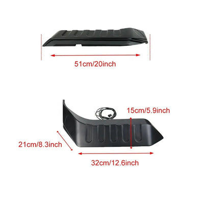 Becquet de Toit Jeep Wrangler JK JL 2007-2023 - packshot studio - Becquet Voiture