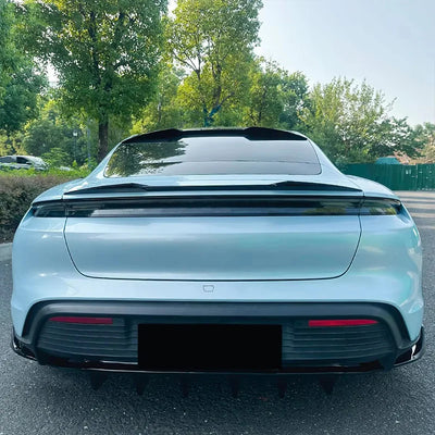 Becquet de Toit Porsche Taycan 2019-2024 Carbone - vue arrière 2 - Becquet Voiture