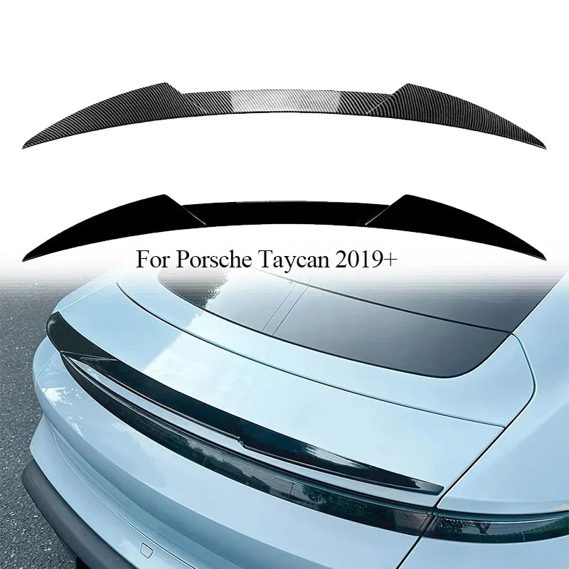 Becquet de Toit Porsche Taycan 2019-2024 Carbone - vue de face - Becquet Voiture