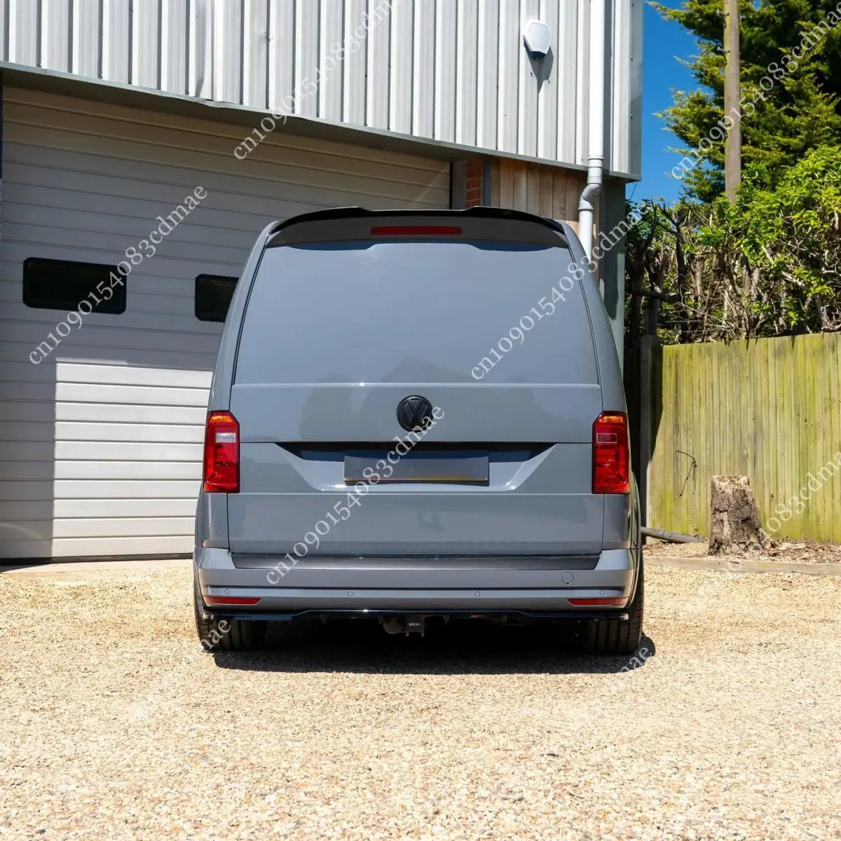 Becquet de Toit Volkswagen Caddy MK4 2015-2020 - vue de face - Becquet Voiture