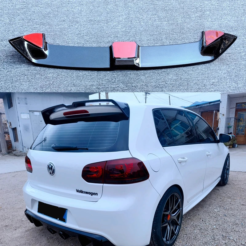 Becquet de Toit Volkswagen Golf 6 MK6 2009-2013 - vue de face - Becquet Voiture
