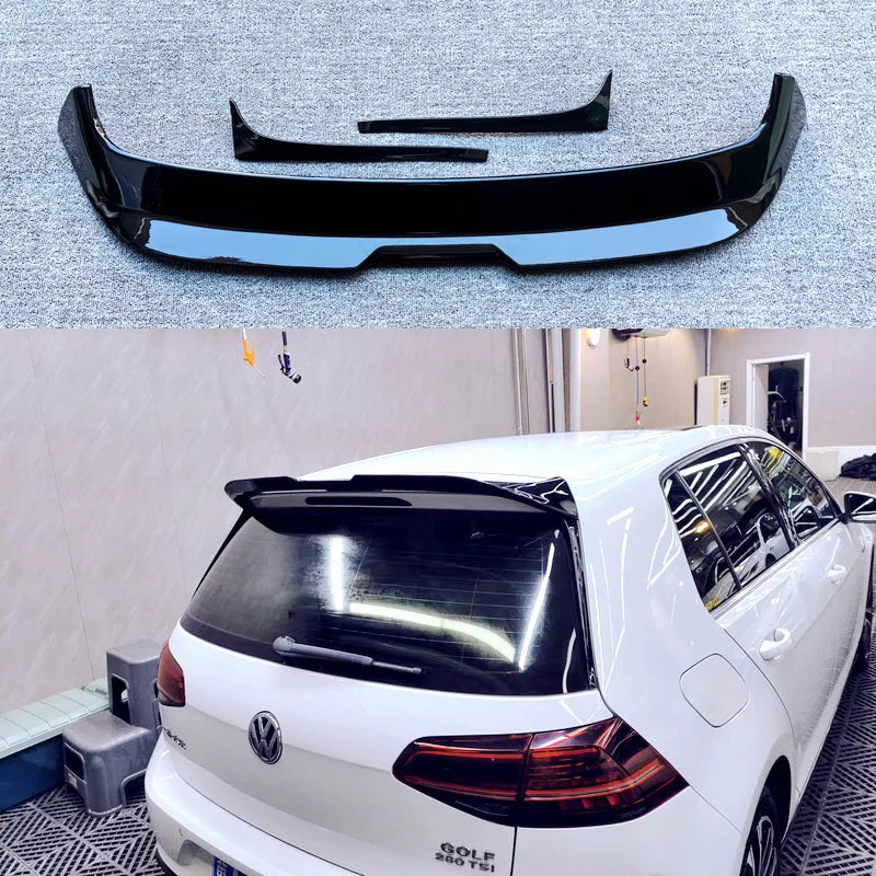 Becquet de Toit Volkswagen Golf 7 MK7 2013-2019 - vue de face - Becquet Voiture
