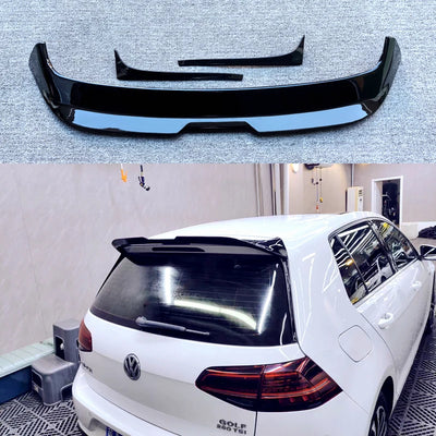 Becquet de Toit Volkswagen Golf 7 MK7 2013-2019 - vue de face - Becquet Voiture