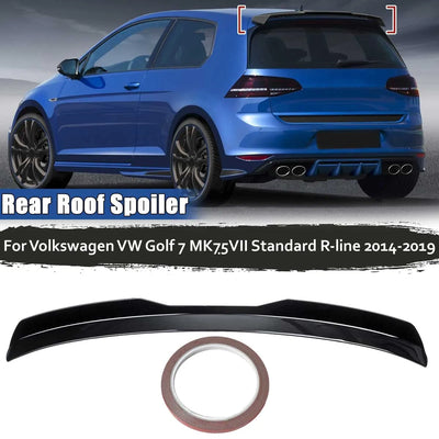 Becquet de Toit Volkswagen Golf 7 MK7.5 GTI R 2014-2019 - vue rapprochée - Becquet Voiture