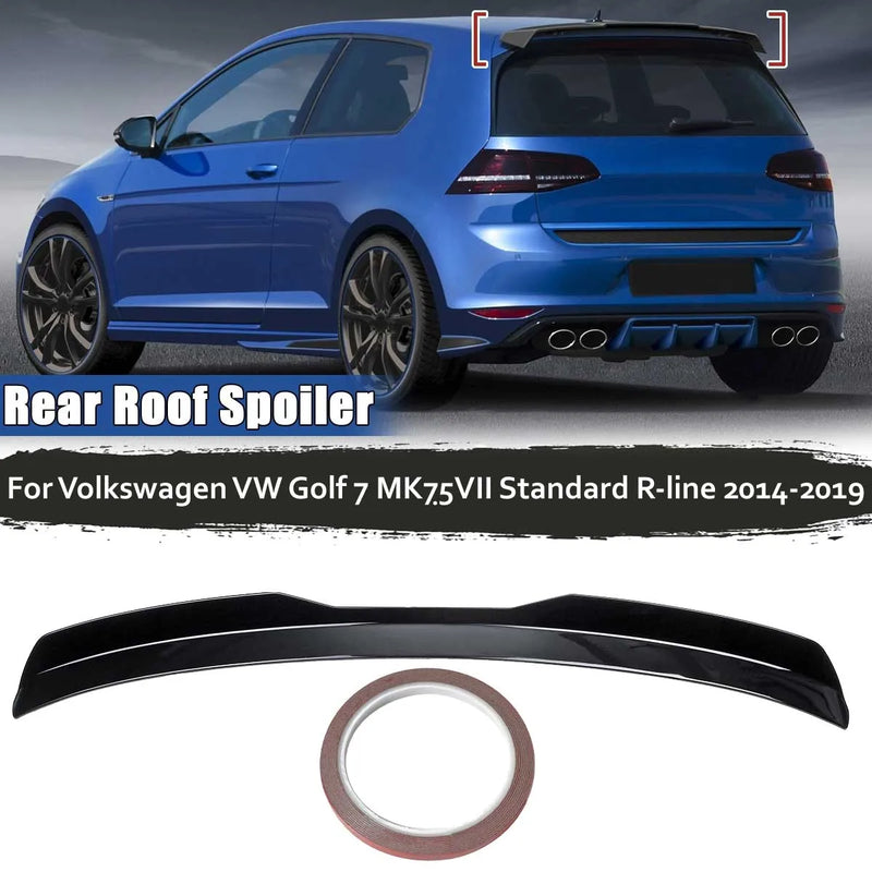 Becquet de Toit Volkswagen Golf 7 MK7.5 GTI R 2014-2019 - vue rapprochée - Becquet Voiture