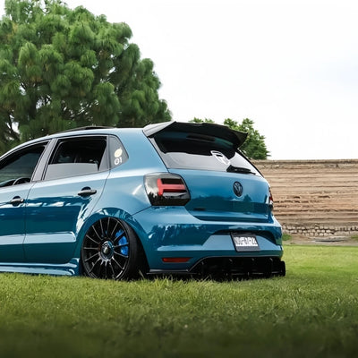 Becquet de Toit Volkswagen Polo MK5 6R 6C 2009-2017 - vue de profil - Becquet Voiture