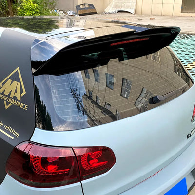 Becquet de Toit VW Golf 6 MK6 GTI R 2008-2013 - installé sur véhicule - Becquet Voiture