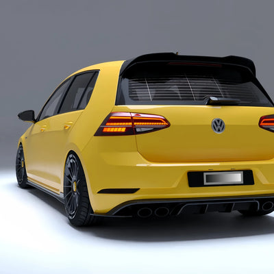 Becquet de Toit VW Golf 7 MK7 GTI R 2013-2020 - vue arrière - Becquet Voiture