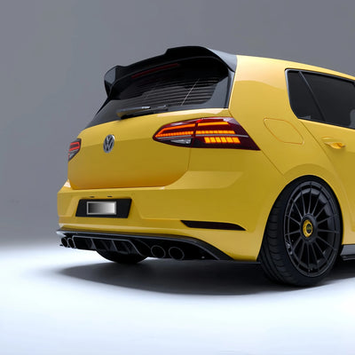 Becquet de Toit VW Golf 7 MK7 GTI R 2013-2020 - vue de profil - Becquet Voiture
