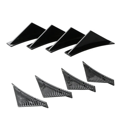 Becquet Diffuseur Arrière Universel Voiture (Lot de 4) - installé sur véhicule - Becquet Voiture