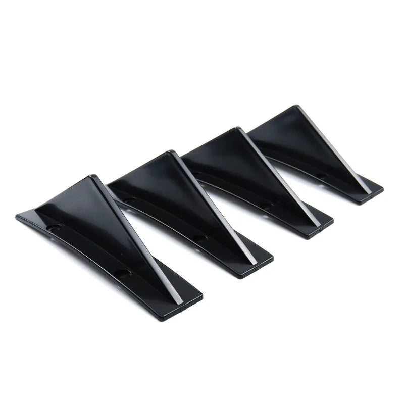 Universal Car Rear Diffuser Tip (Pack of 4) - fitted on vehicle - Becquet Voiture