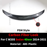 Becquet Diffuseur Mercedes Classe C W205 C63 AMG - vue de dessus - Becquet Voiture