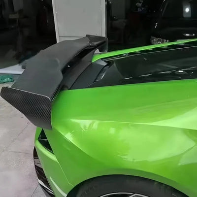 Becquet Dry Carbone Lamborghini Huracan LP580 LP610 - vue de face 2 - Becquet Voiture