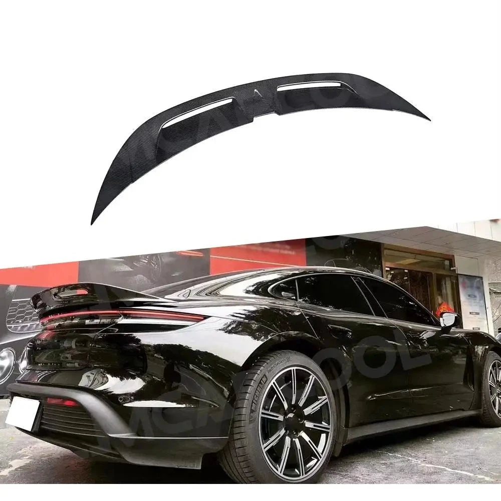 Becquet Duck Lip Porsche Taycan 2019-2024 - vue de face - Becquet Voiture