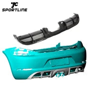 Becquet Ducktail Carbone Sec Porsche 911 991 GTS 2016-2019 - vue de dessus - Becquet Voiture