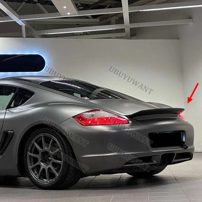 Becquet Ducktail Porsche 987 Cayman Coupé 2005-2012 Carbone - packshot studio - Becquet Voiture