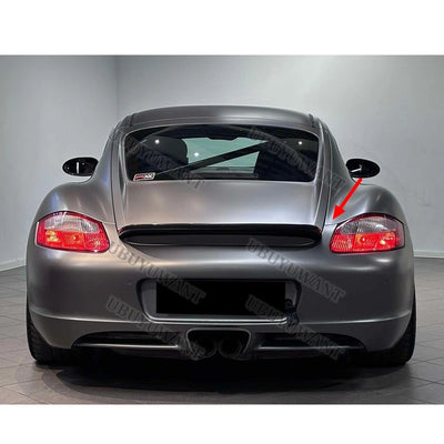 Becquet Ducktail Porsche 987 Cayman Coupé 2005-2012 Carbone - vue arrière 2 - Becquet Voiture